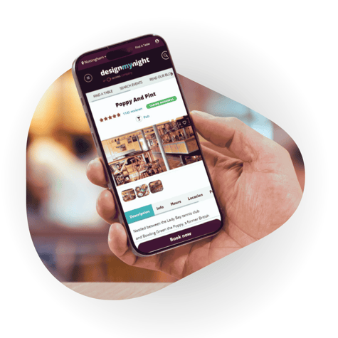 DesignMyNight mobile app
