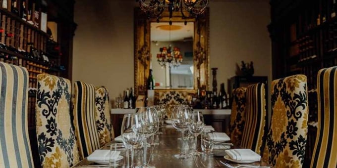 Bracu Estate Winery Dining Room