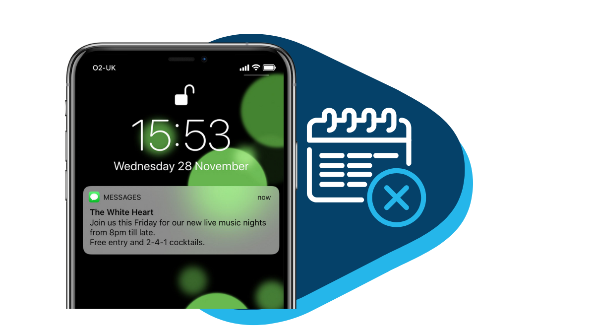 ResDiary Booking System Mobile Booking Reminder View