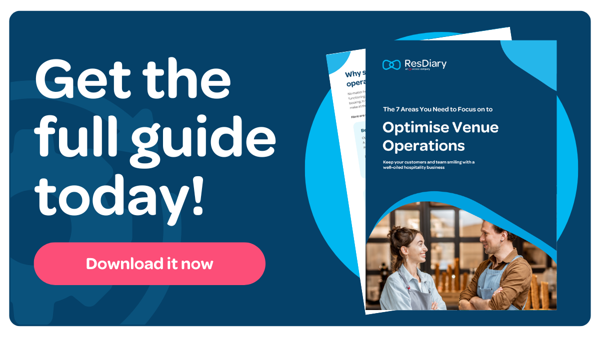 ResDiary Optimise Operations Guide Download CTA