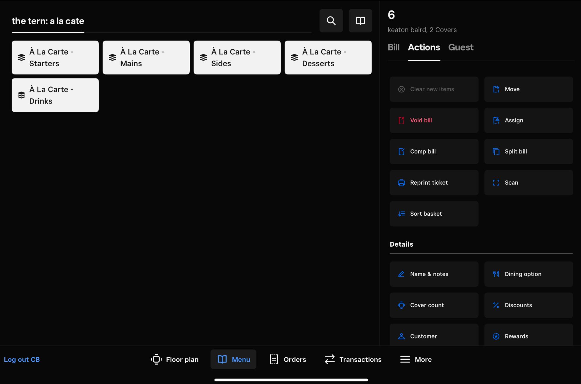 Square and ResDiary integration 1-1