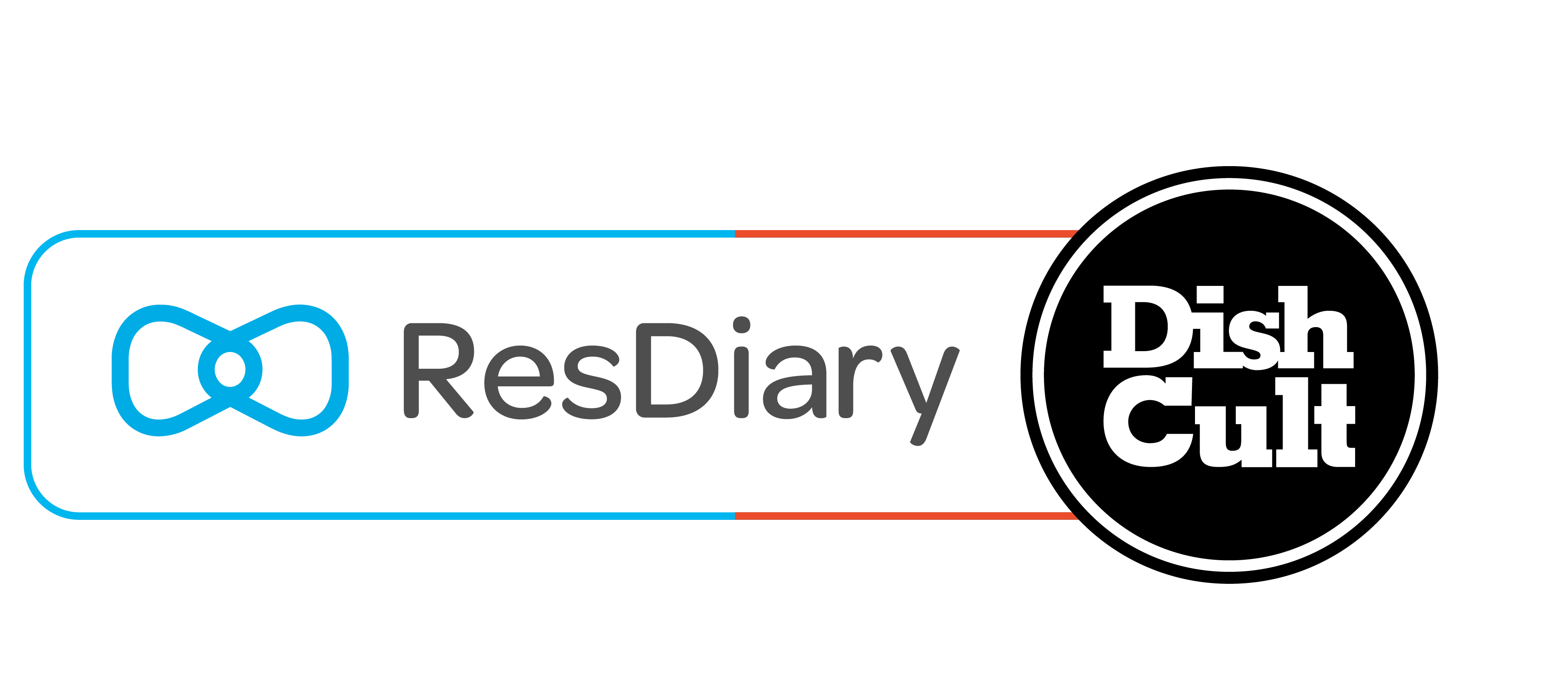 ResDiary Dish Cult Logo Digital white